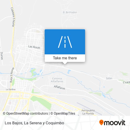 Los Bajos map