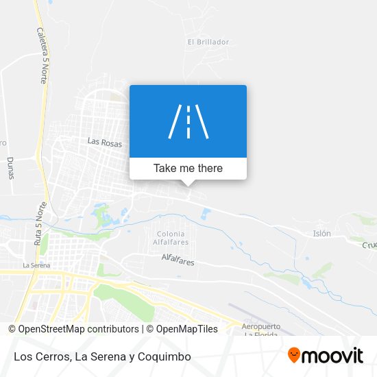 Mapa de Los Cerros