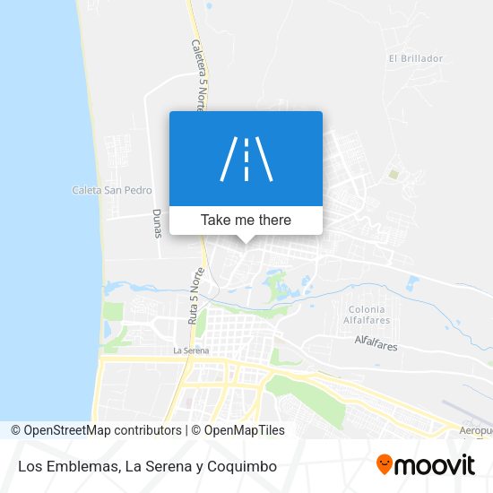 Los Emblemas map