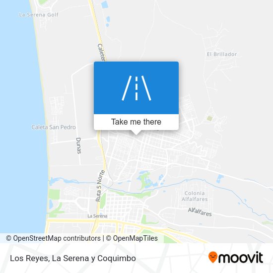 Los Reyes map