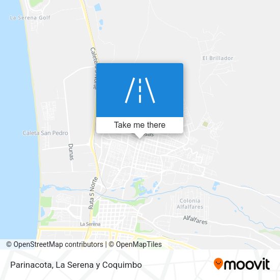 Parinacota map