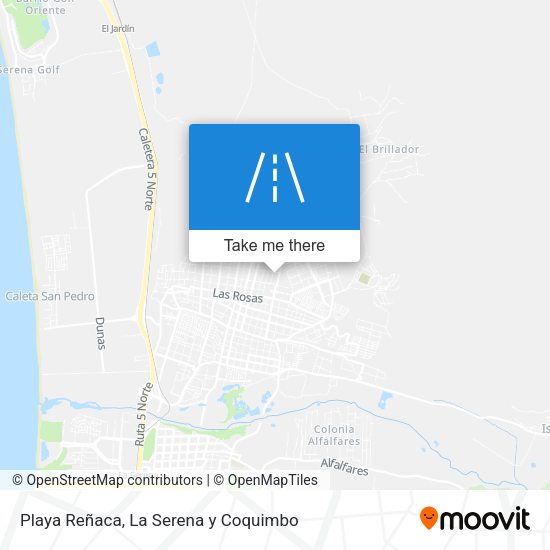 Mapa de Playa Reñaca