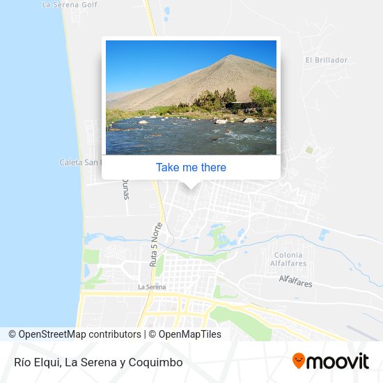 Mapa de Río Elqui