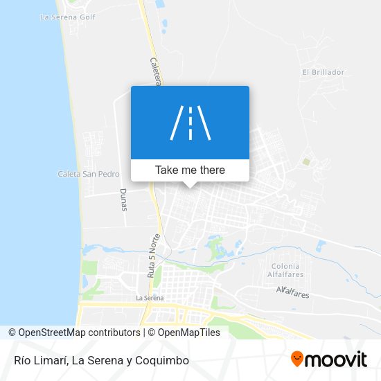 Río Limarí map