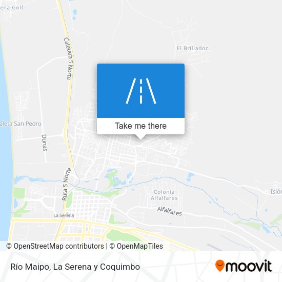 Mapa de Río Maipo