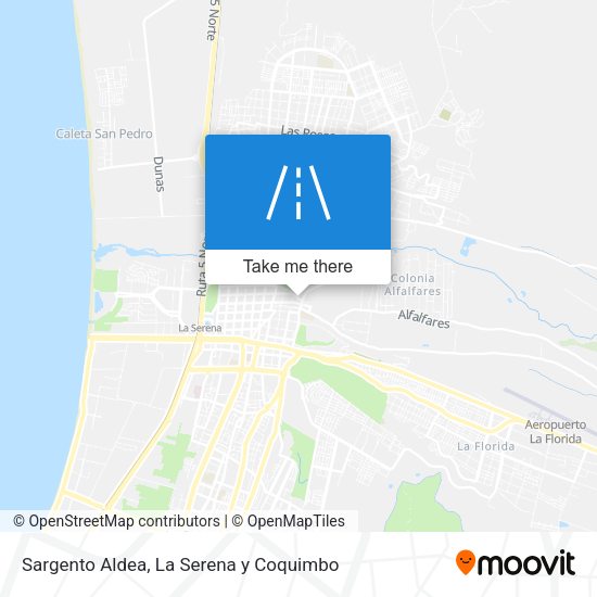 Sargento Aldea map