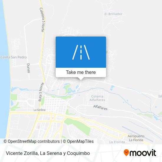 Vicente Zorilla map