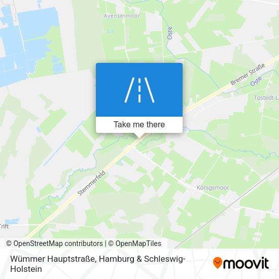 Wümmer Hauptstraße map