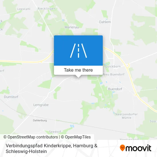 Карта Verbindungspfad Kinderkrippe