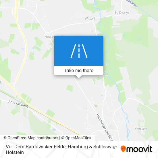 Карта Vor Dem Bardowicker Felde