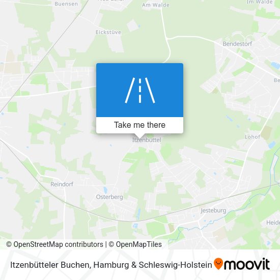 Itzenbütteler Buchen map