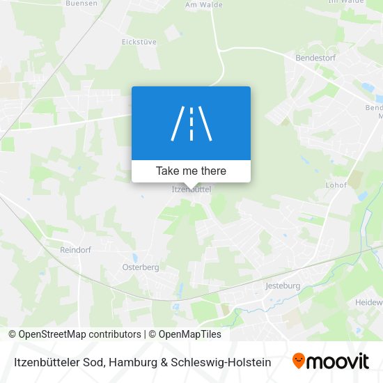 Itzenbütteler Sod map
