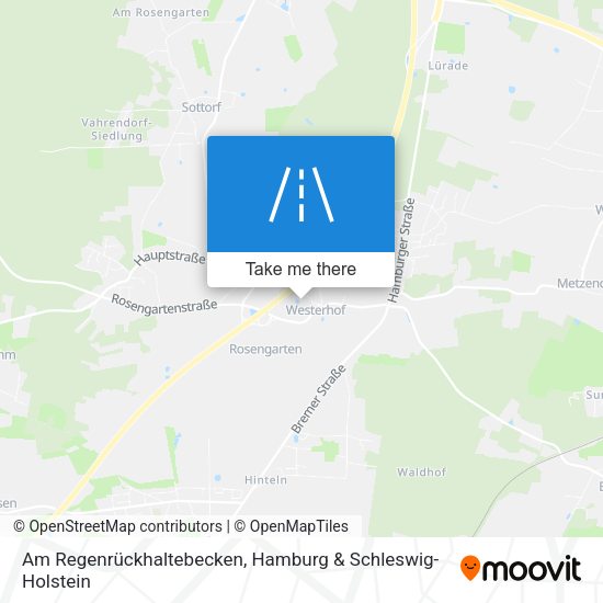 Am Regenrückhaltebecken map