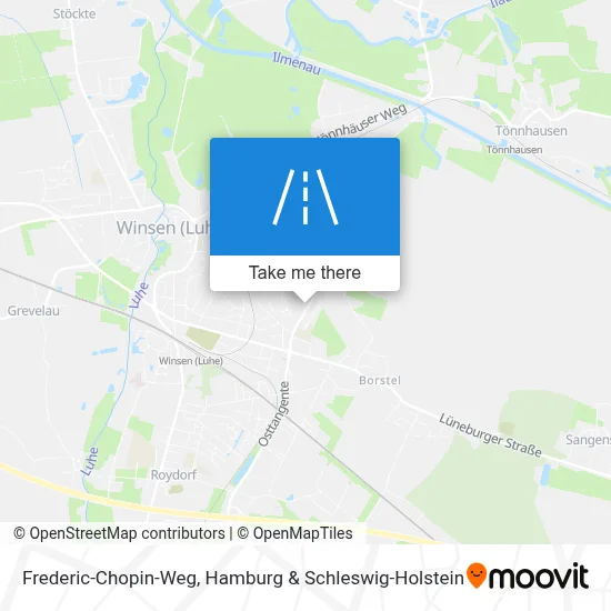 Frederic-Chopin-Weg map