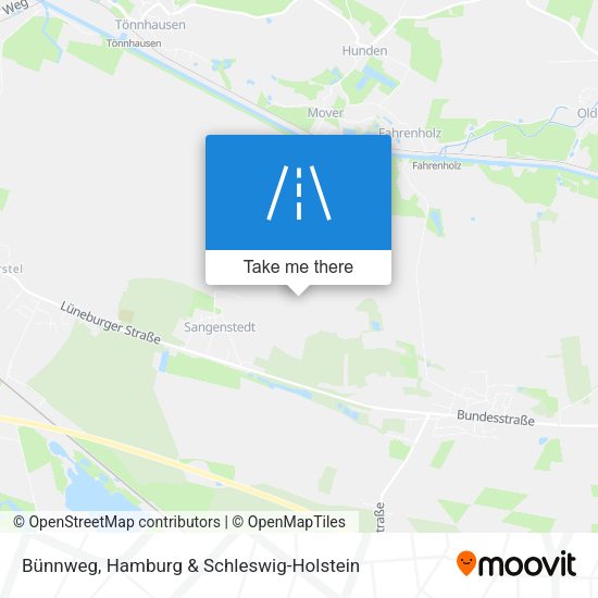 Bünnweg map