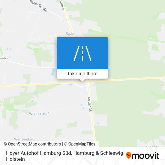 Hoyer Autohof Hamburg Süd map