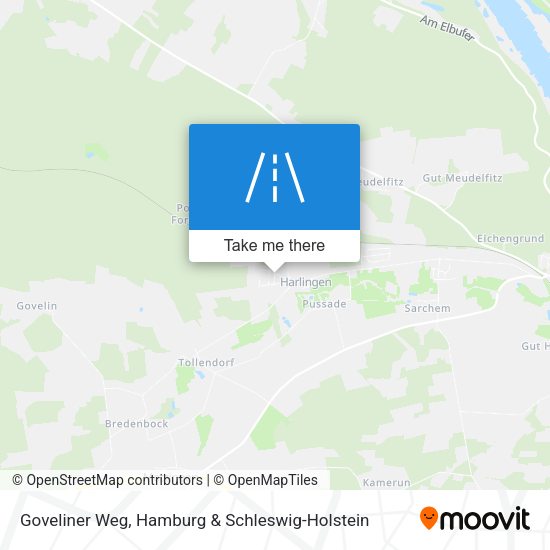 Goveliner Weg map