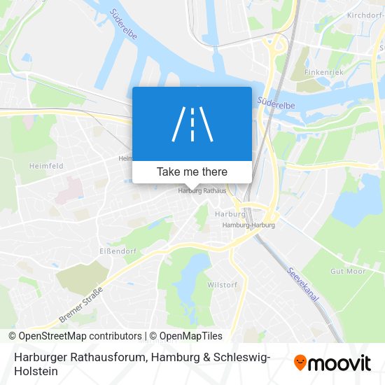Harburger Rathausforum map