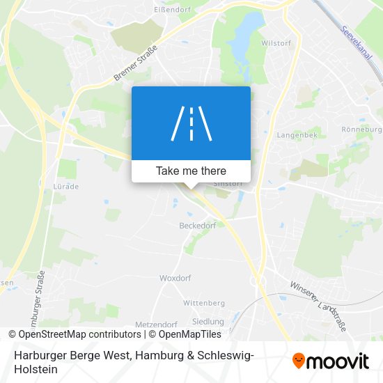 Harburger Berge West map