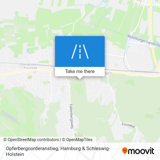 Opferbergnorderanstieg map