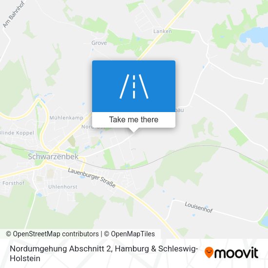 Nordumgehung Abschnitt 2 map