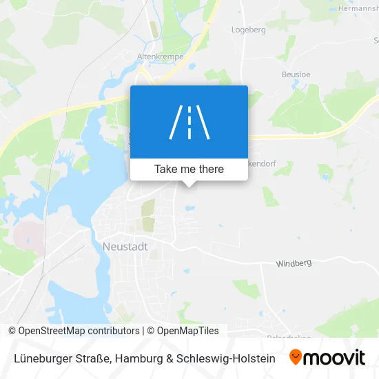 Карта Lüneburger Straße