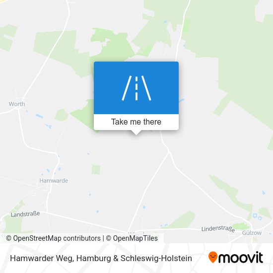 Hamwarder Weg map