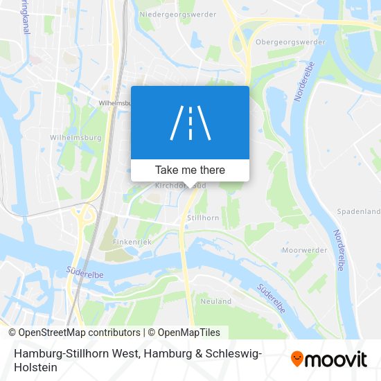 Hamburg-Stillhorn West map