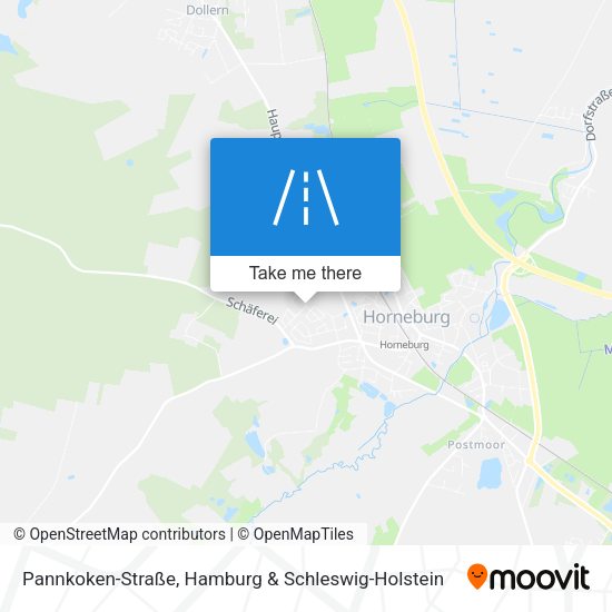 Pannkoken-Straße map