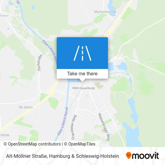 Карта Alt-Möllner Straße
