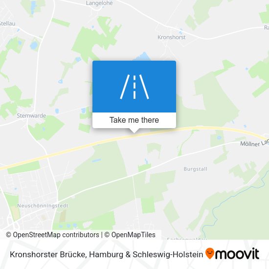 Kronshorster Brücke map