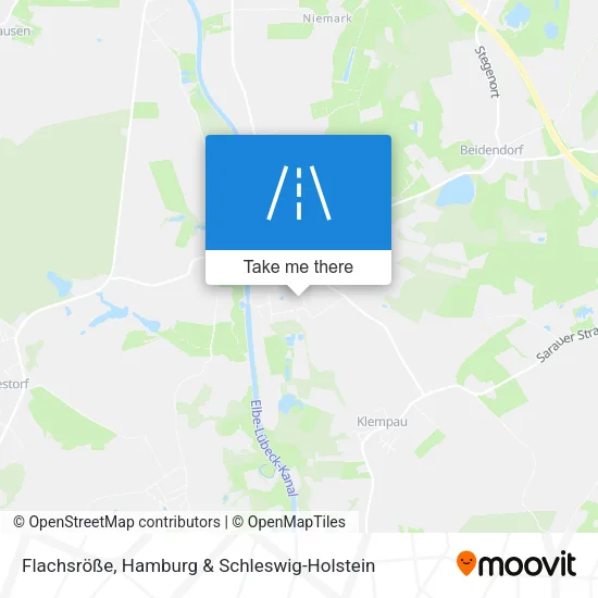 Карта Flachsröße