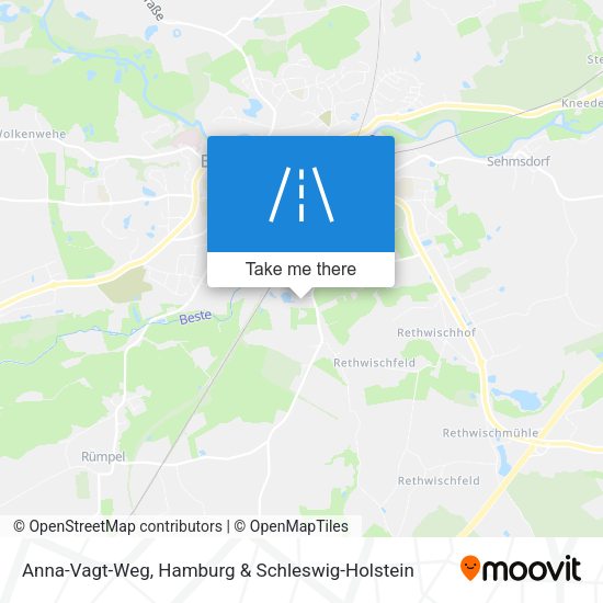 Anna-Vagt-Weg map