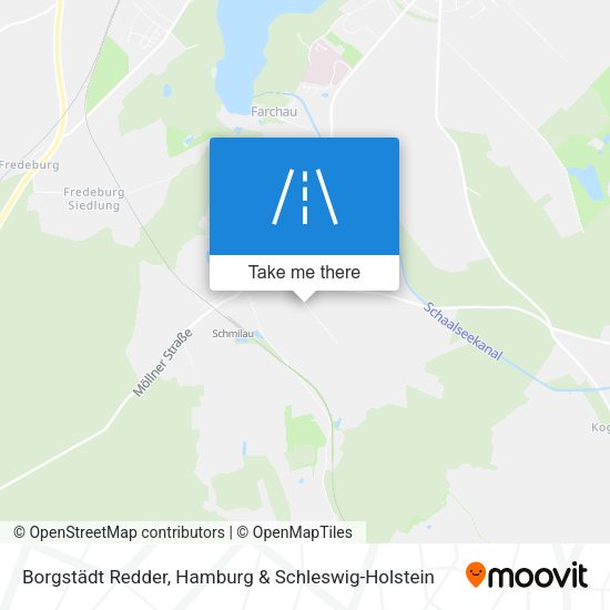 Borgstädt Redder map