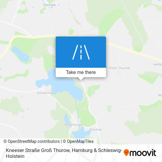 Kneeser Straße Groß Thurow map