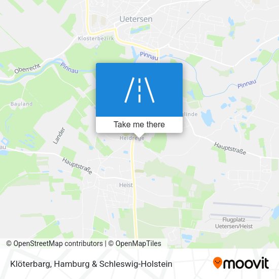 Klöterbarg map