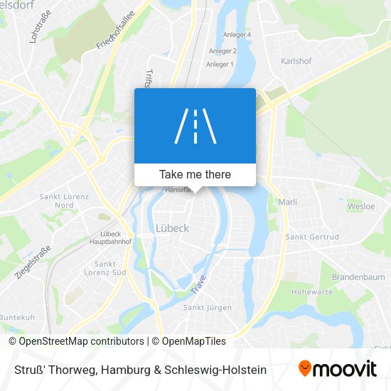Struß' Thorweg map