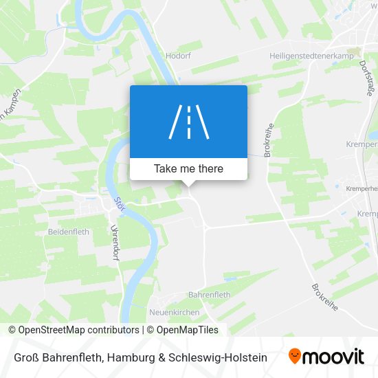Groß Bahrenfleth map