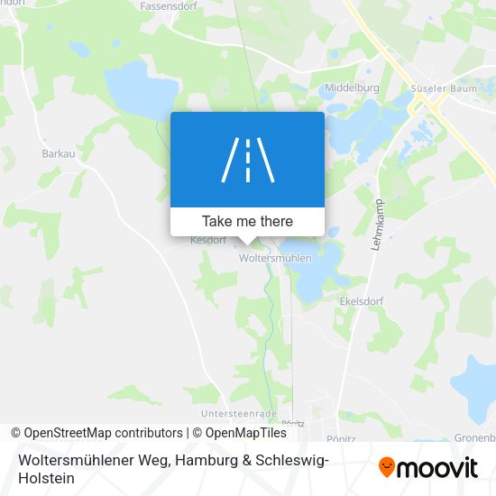 Woltersmühlener Weg map