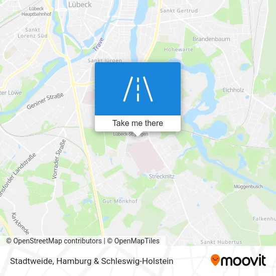 Карта Stadtweide