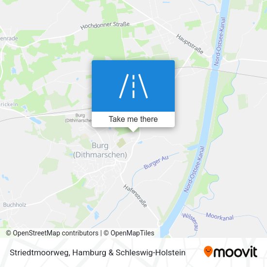 Striedtmoorweg map