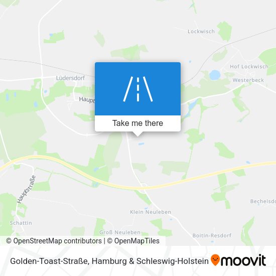 Golden-Toast-Straße map