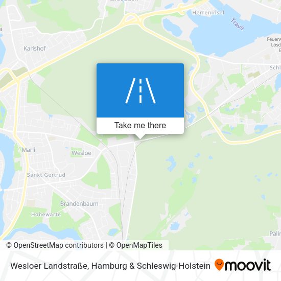 Wesloer Landstraße map