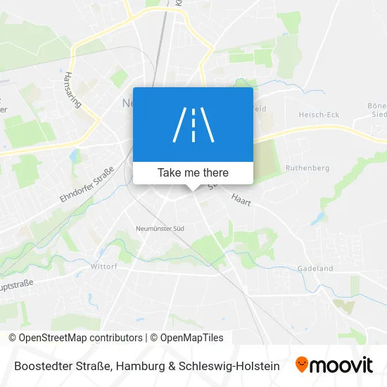 Карта Boostedter Straße