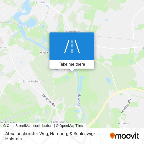 Absalonshorster Weg map