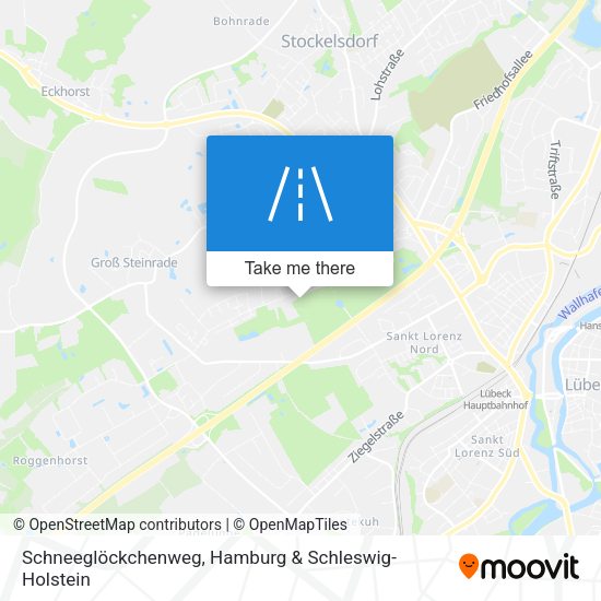 Schneeglöckchenweg map