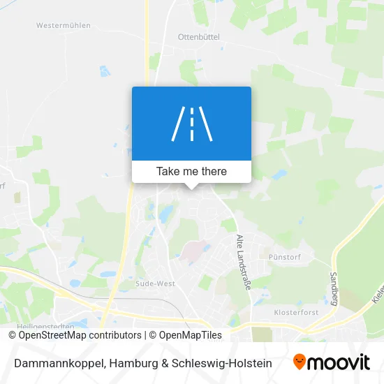 Dammannkoppel map