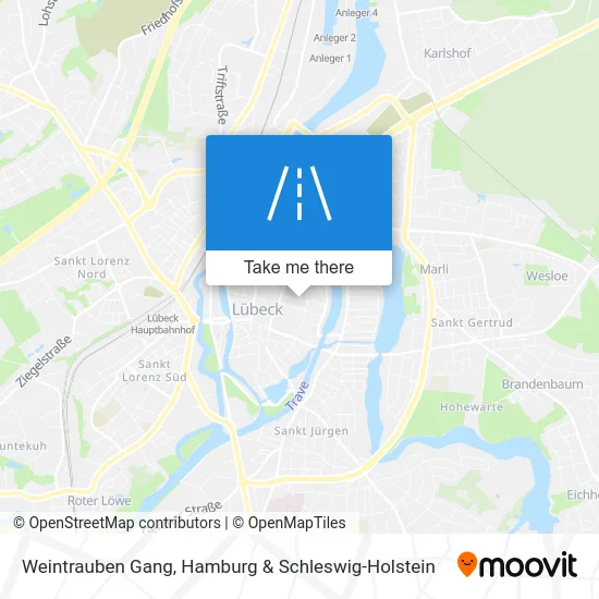 Карта Weintrauben Gang