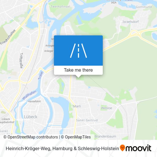 Heinrich-Kröger-Weg map