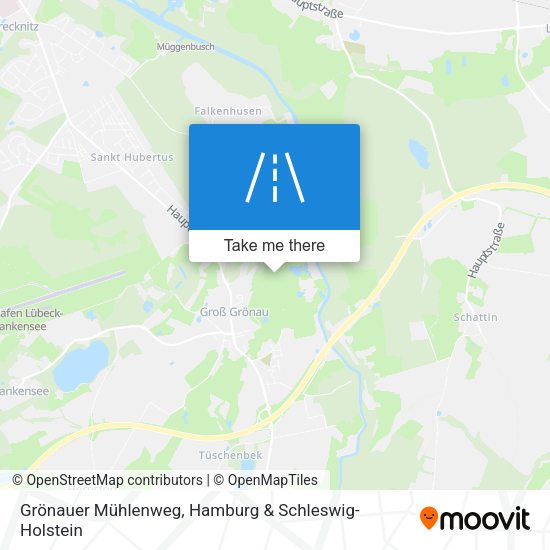 Grönauer Mühlenweg map